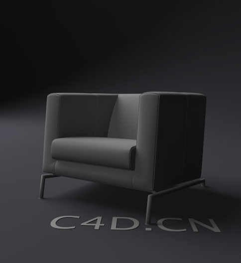 时尚沙发3D模型 armchair 004 - C4D之家 - Snip20131209_6.jpg