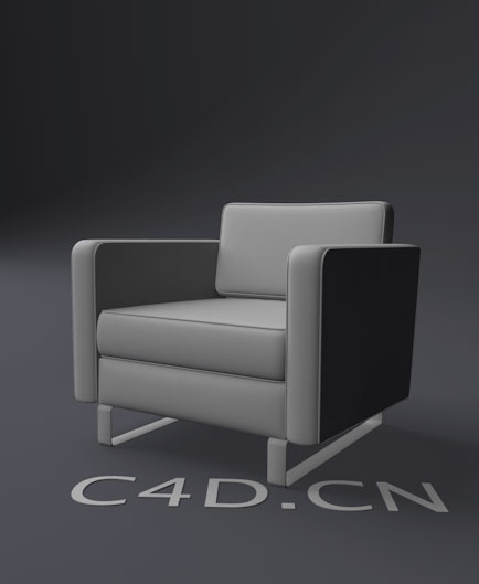 时尚沙发3D模型 armchair 005 - C4D之家 - Snip20131209_7.jpg