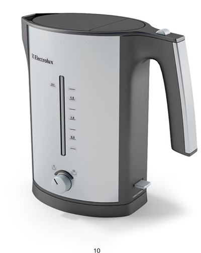 银灰色电水壶3D模型 3D model electric kettle