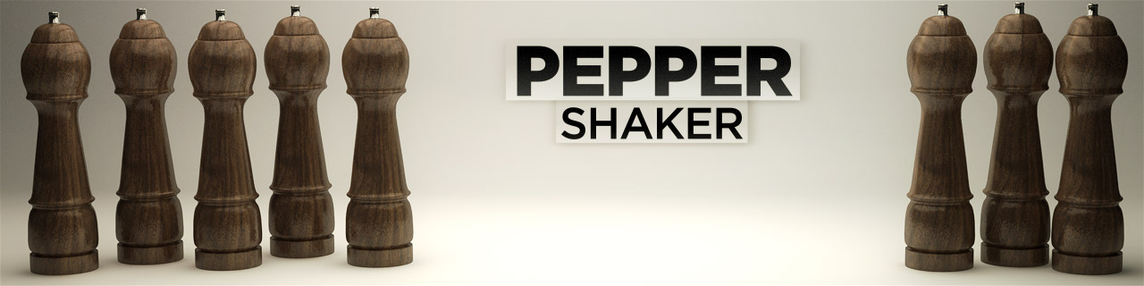 Cinema 4d家用厨房模型包预设 The Pixel Lab – Kitchen Pack - C4D之家 - Pepper-Shaker.jpg