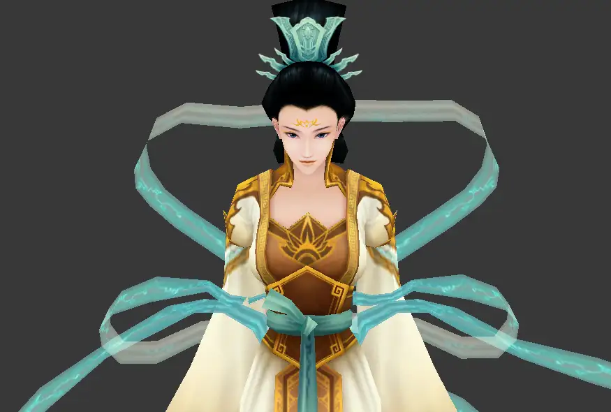 游戏模型：仙剑4神界九天玄女模型下载 - C4D之家 - 2.png