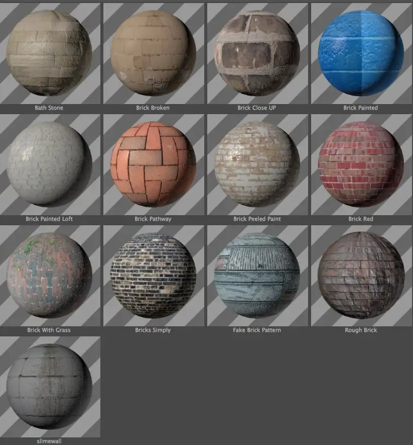 C4D材质包预设：Texture Kit Pro（lib4d）