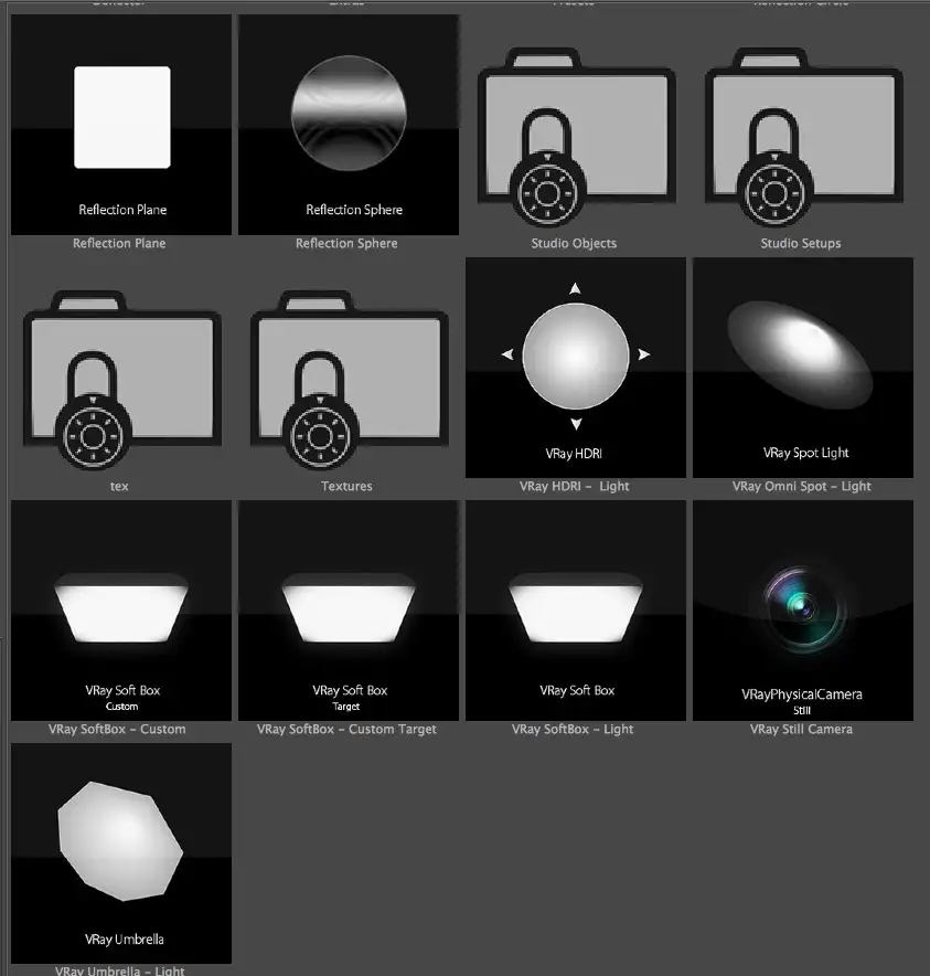 C4D Vray环境灯光预设：jb vray studiotools 1.2（lib4d） - C4D之家 - cinema4d_ 2013-12-16 上午12.35.03.jpg