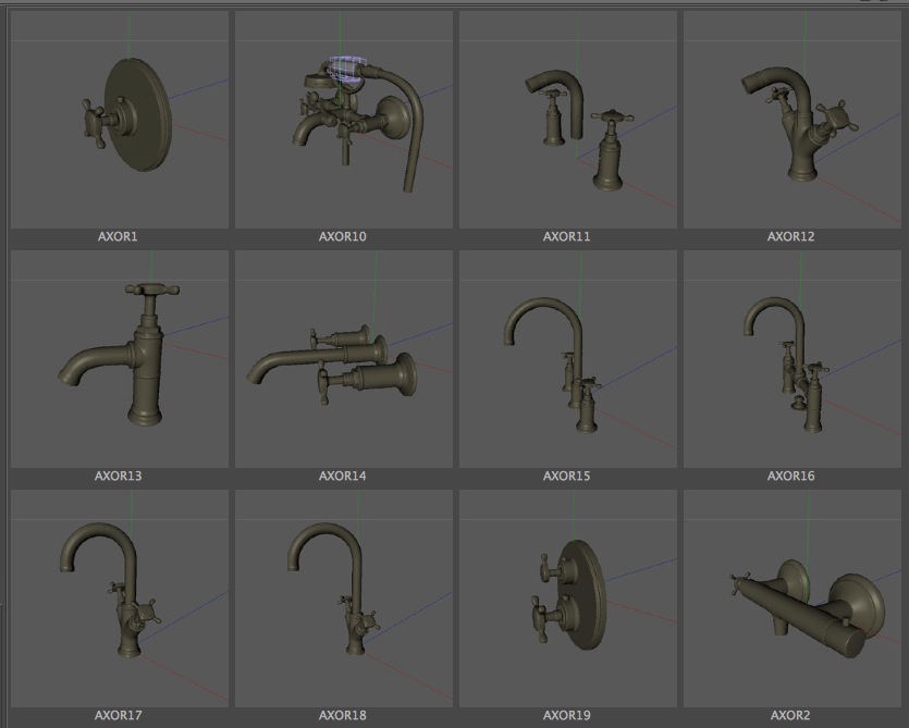 厨房设施模型预设-27个水龙头、阀门模型：axor volume.1 3d models（lib4d） - C4D之家 - cinema4d_ 2013-12-16 下午9.21.12.jpg