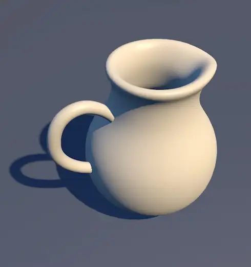 陶罐 陶壶C4D模型 Pitcher