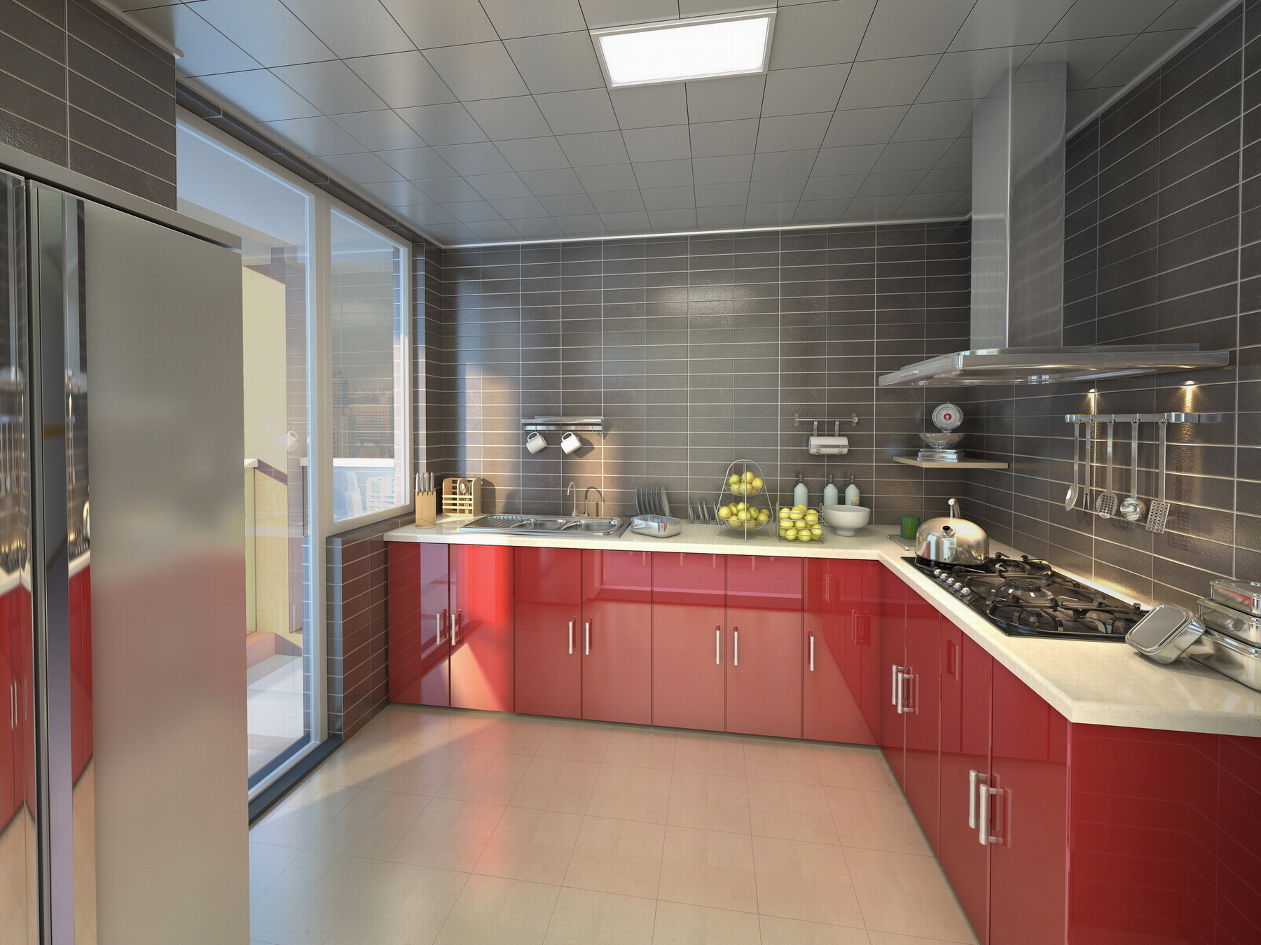 厨房 - C4D之家 - MICAD Studio作品