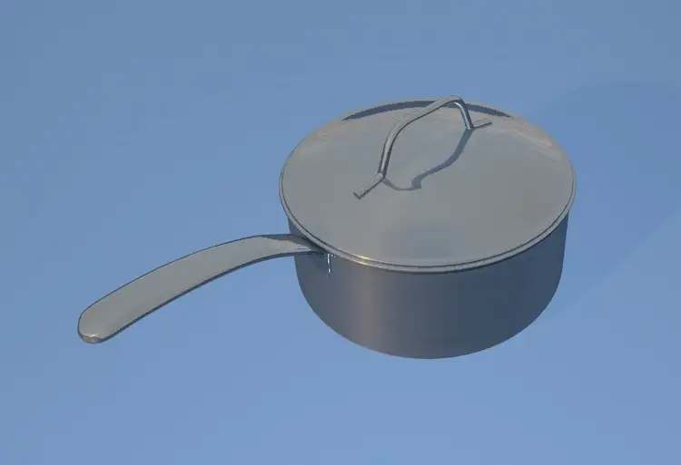不锈钢汤煲3D模型 Soup-Pot
