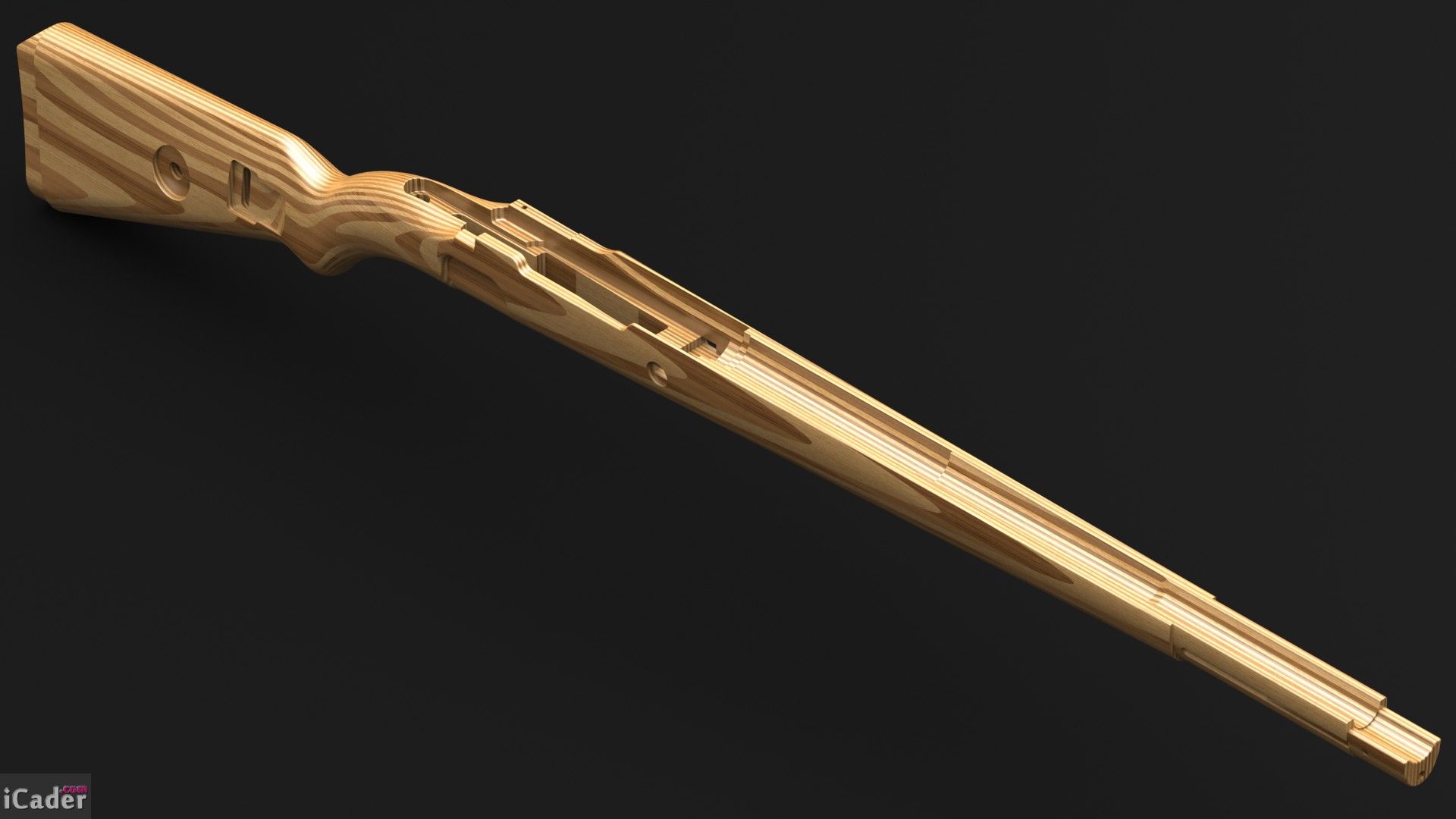 Kar98k毛瑟步枪3D模型（IGS和SLDPRT两种格式） - C4D之家 - 20130506114649200.jpg