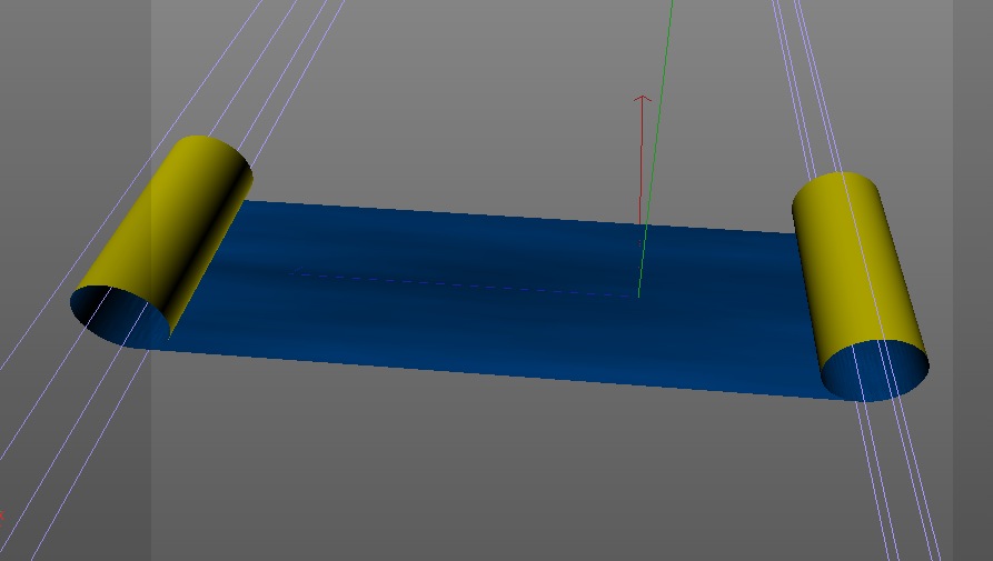 C4D卷轴动画工程文件