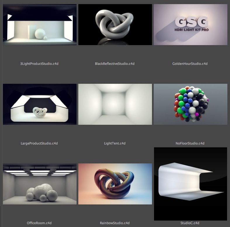 灰猩猩GSG灯光预设 Greyscalegorilla HDRI Light KitPro 1.5 （lib4d） - C4D之家 - cinema4d_ 2013-12-27 下午7.07.19.jpg