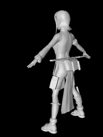 游戏人物模型：女孩模型（C4D/OBJ/MAX） - C4D之家 - cinema4d_ 2013-12-28 下午3.24.43.jpg