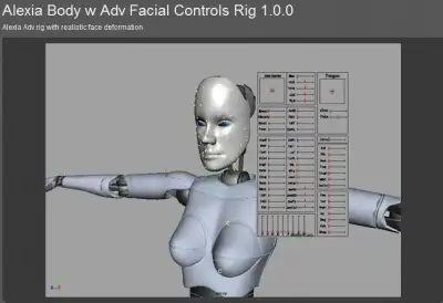 【maya】国外牛逼进阶面部动画模型——Alexia Body w Adv Facial Controls Rig 1.0 - C4D之家 - Alexia Body w Adv Facial Controls Rig 1.0.0.jpg.thumb.jpg