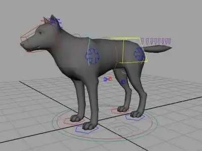 [maya模型]两只小狗的绑定模型 GreatDane dog - C4D之家 - realDog.jpg.thumb.jpg
