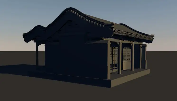 古建模型：寺庙古建 Ancient temples - C4D之家 - cinema4d_ 2013-12-31 下午10.49.49.jpg