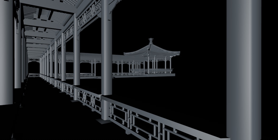 古建景观模型：长廊、凉亭3D模型 - C4D之家 - cinema4d_ 2013-12-31 下午11.30.37.jpg
