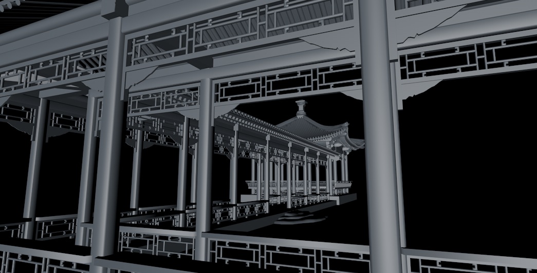 古建景观模型：长廊、凉亭3D模型 - C4D之家 - cinema4d_ 2013-12-31 下午11.31.36.jpg