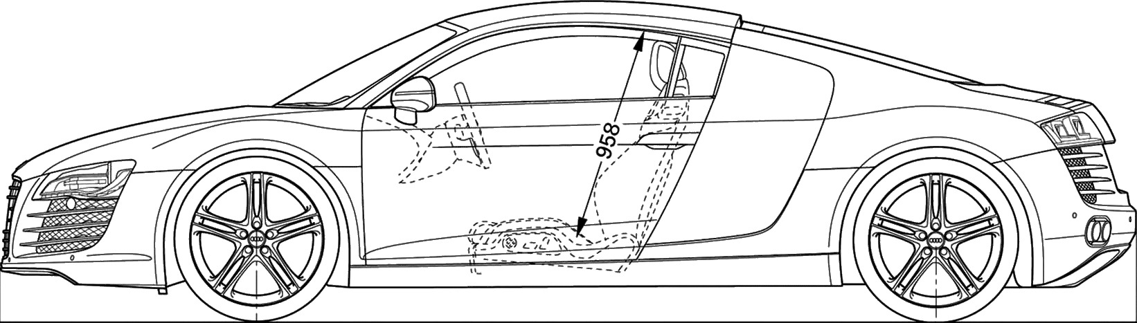 TVart课堂《C4D模型实例 奥迪R8模型制作》