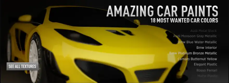 Vray的材质包预设:Render King.Vray Texture Pack v2 - C4D之家 - carpaint-textures.jpg