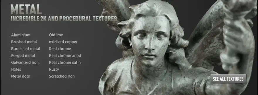 Vray的材质包预设:Render King.Vray Texture Pack v2 - C4D之家 - metal-vray-textures.jpg