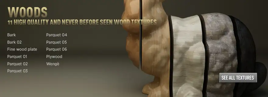 Vray的材质包预设:Render King.Vray Texture Pack v2