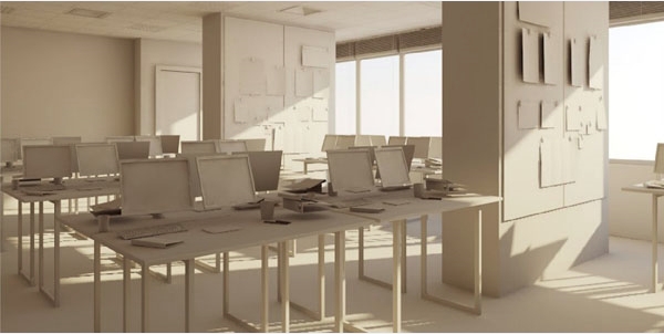 C4D完整室内建模过程视频教程