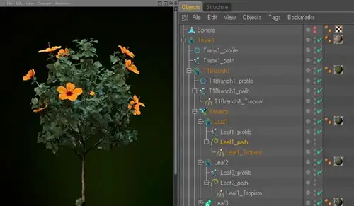 XFROG 5 for C4D R15汉化版 - C4D之家 - xfrog5_hierarchy.jpg