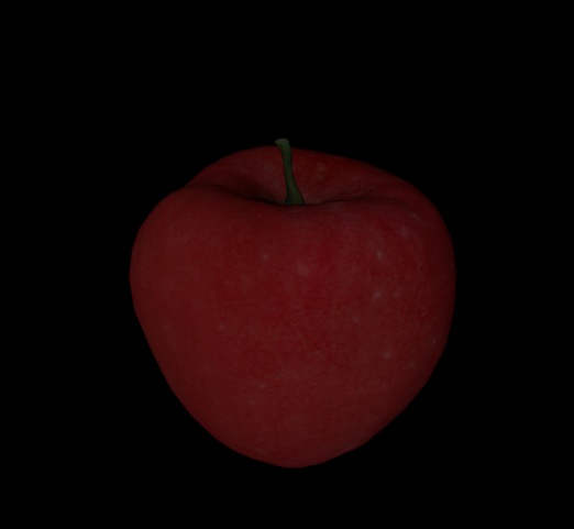 红苹果C4D模型 Red apple 3D model