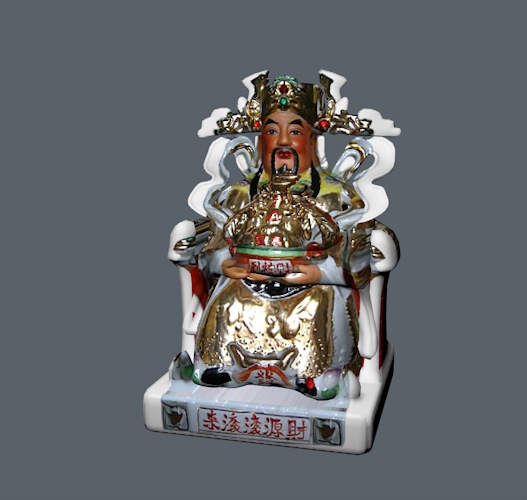 财神爷C4D模型 The God of wealth