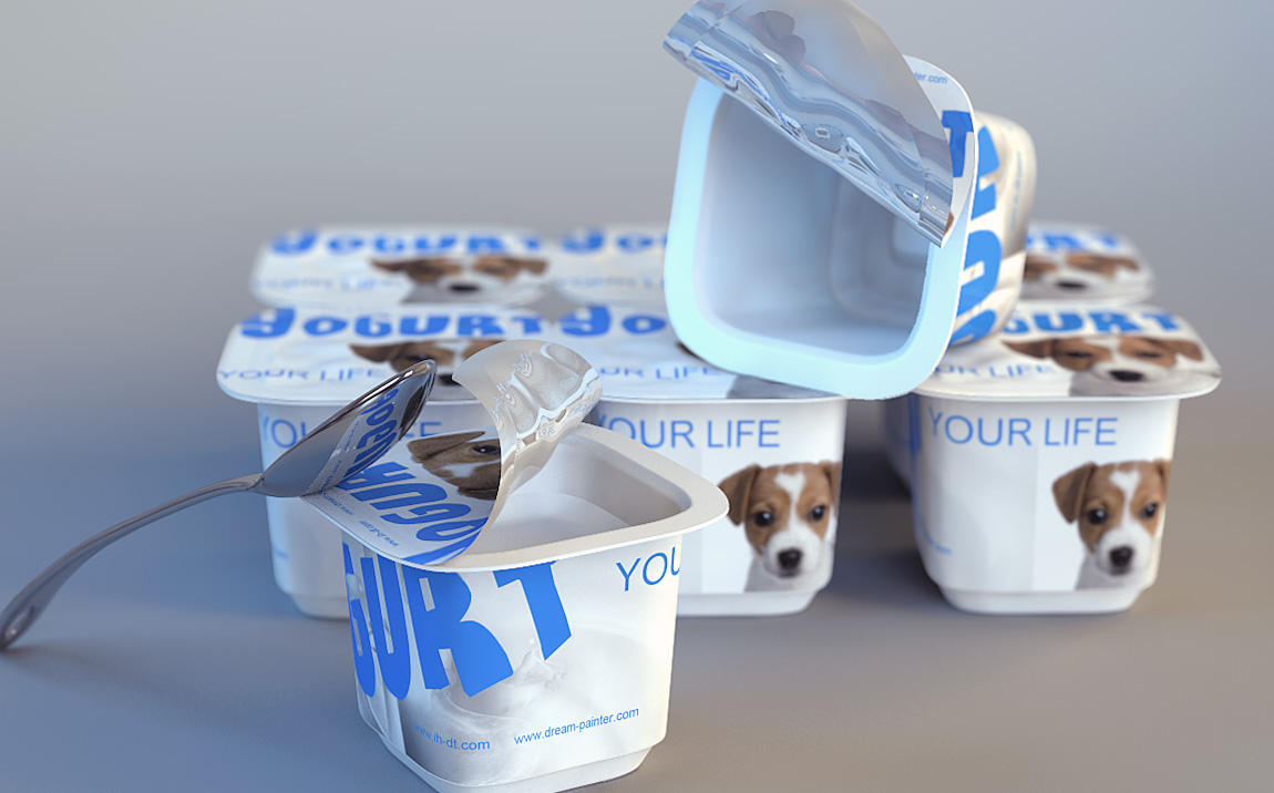 IHDT映速C4D教程第9季：制作一个酸奶场景