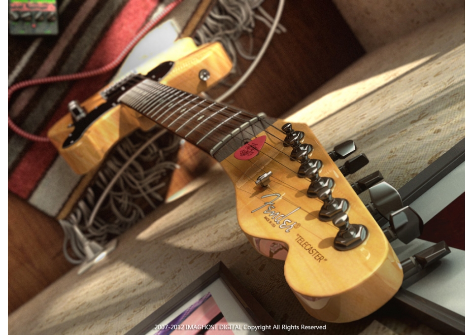 吉它 Fender Guitar - C4D之家 - timthumb-1.php.jpeg