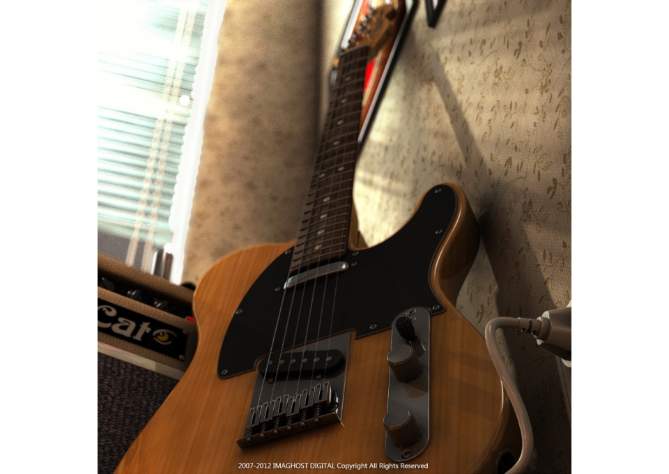 吉它 Fender Guitar - C4D之家 - timthumb-2.php.jpeg