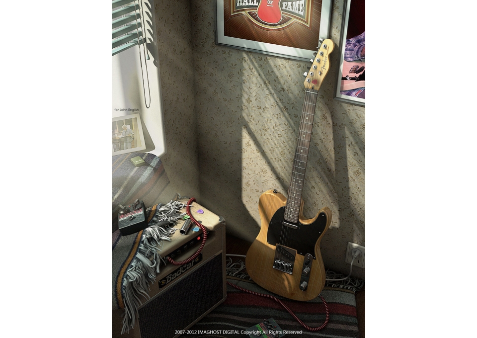 吉它 Fender Guitar - C4D之家 - timthumb-4.php.jpeg
