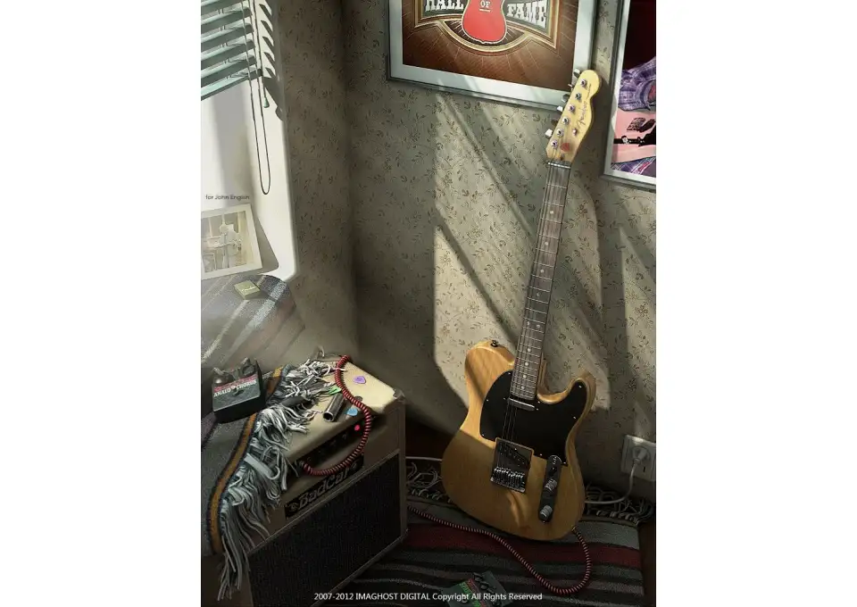吉它 Fender Guitar - C4D之家 - timthumb-4.php.jpeg