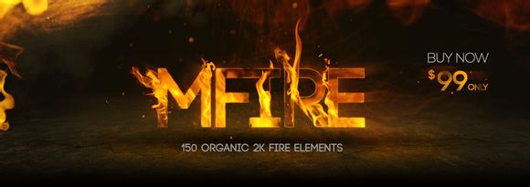 150个高清真实火焰合成素材 motionVFX - mFire H264