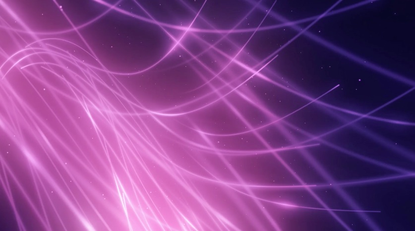 2个紫色光线高清视频素材（MOV）