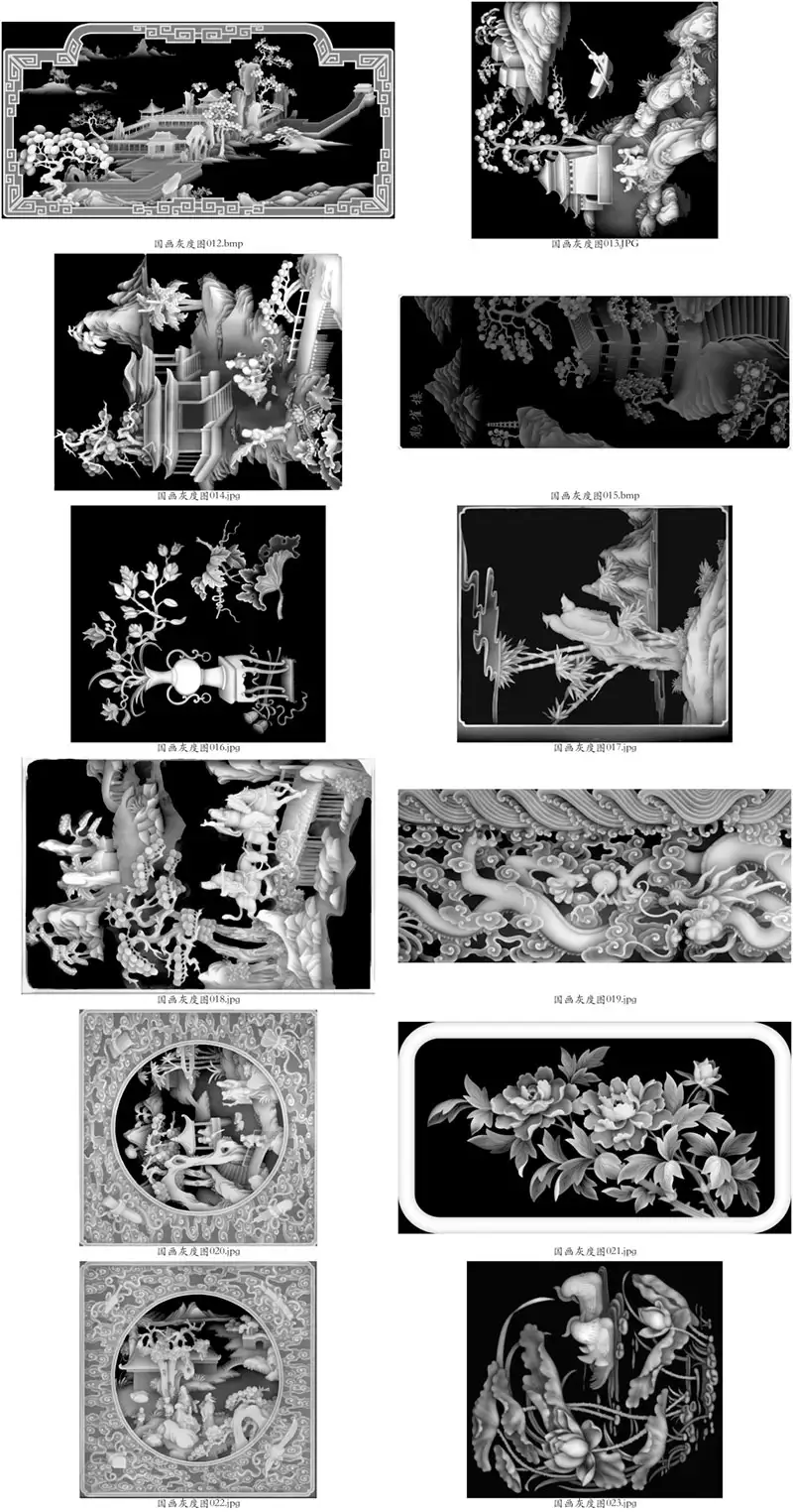 49幅国画实用灰度图（BMP/JPG） - C4D之家 - 联系表-002.jpg