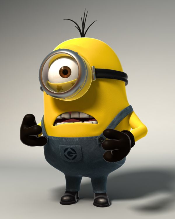 影视动画《卑鄙的我》小黄人角色3D模型【已绑定】 - Despicable Me 3d model