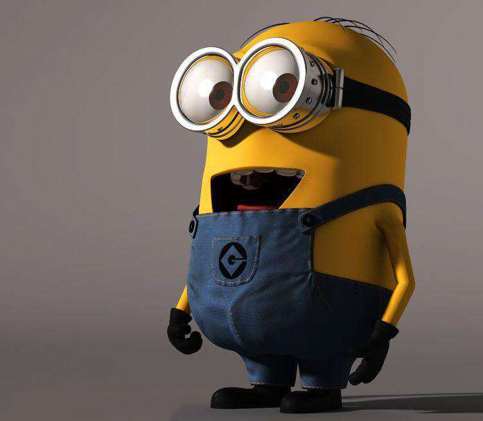 双眼小黄人戴维3D模型【已绑定】 - Minion Dave Rig 3D Model