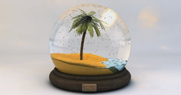 C4D视频教程《玻璃球中的景观》C4D/PS