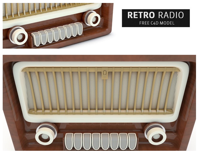 复古广播C4D模型 Retro Radio Model Pixel Lab - C4D之家 - cinema4d_ 2014-01-31 下午11.22.18.jpg