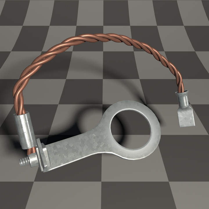 用C4D做的2个金属产品