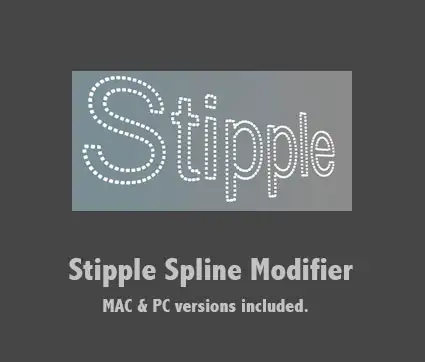 C4D虚线修改器插件 Stipple Spline Modifier