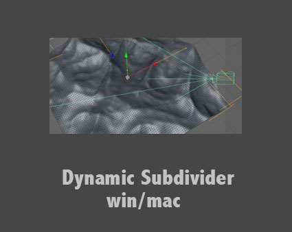 C4D插件：动态分路器 Dynamic Subdivider - C4D之家 - Dynamicsubdiv1.jpg