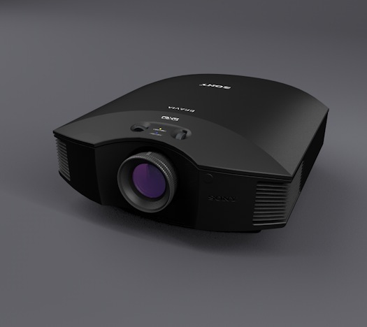 SONY（索尼）黑色投影仪 投影机C4D模型（含材质）projector - C4D之家 - cinema4d_ 2014-02-19 下午2.15.54.jpg