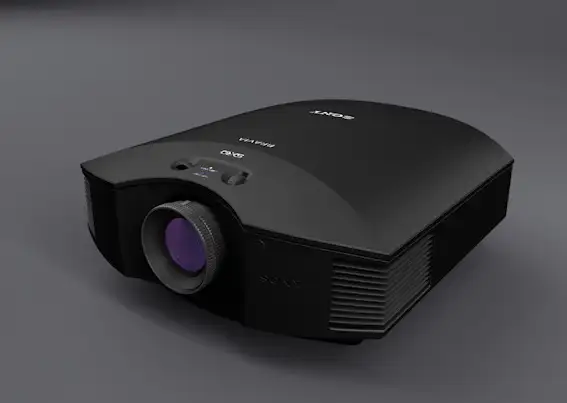 SONY（索尼）黑色投影仪 投影机C4D模型（含材质）projector