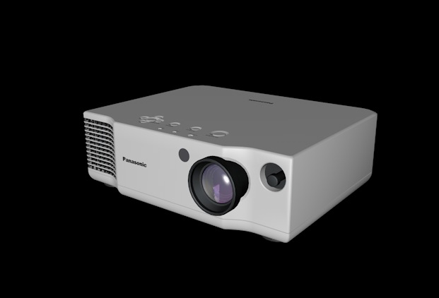 松下（panasonic）灰白色投影机 投影仪3D模型 projector - C4D之家 - cinema4d_ 2014-02-19 下午3.28.11.jpg