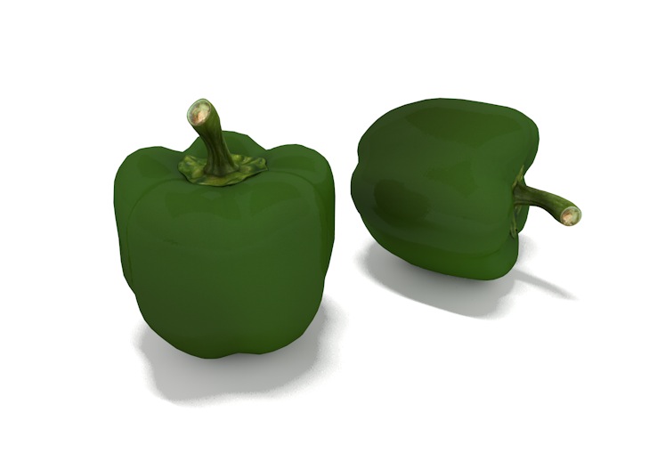 青椒C4D模型 paprika 001