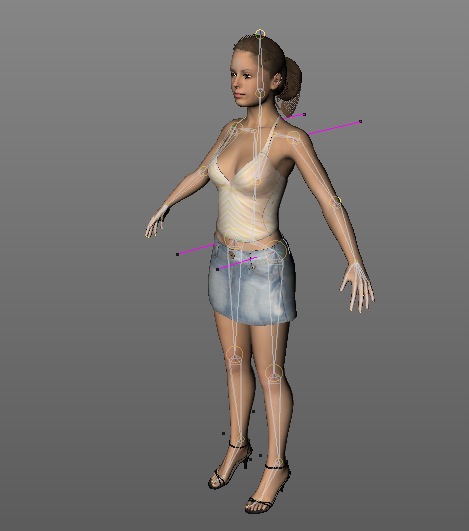 短裙少女C4D模型（带绑定） Woman03 c01 - C4D之家 - cinema4d_ 2014-02-27 上午12.53.51.jpg