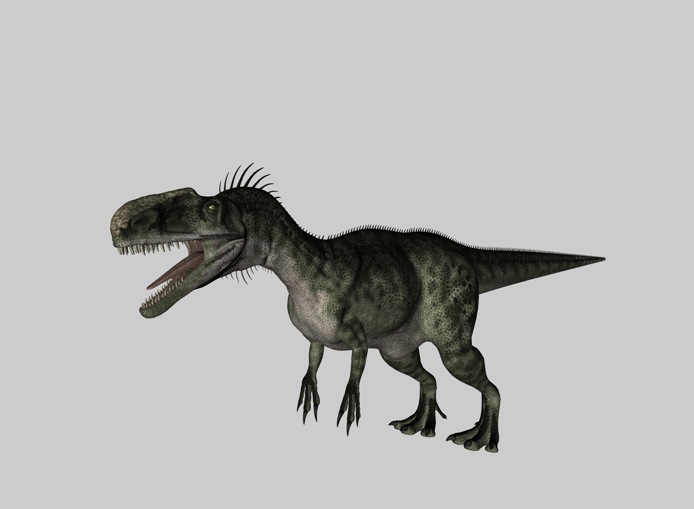 侏罗纪恐龙C4D模型：单脊龙 Monolophosaurus - C4D之家 - cinema4d_ 2014-03-01 下午6.57.47.jpg