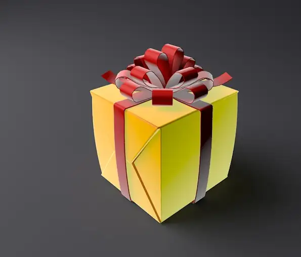 礼品盒C4D模型 Present box